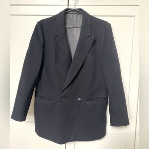 Navy Aquascutum blazer - Navy / 10